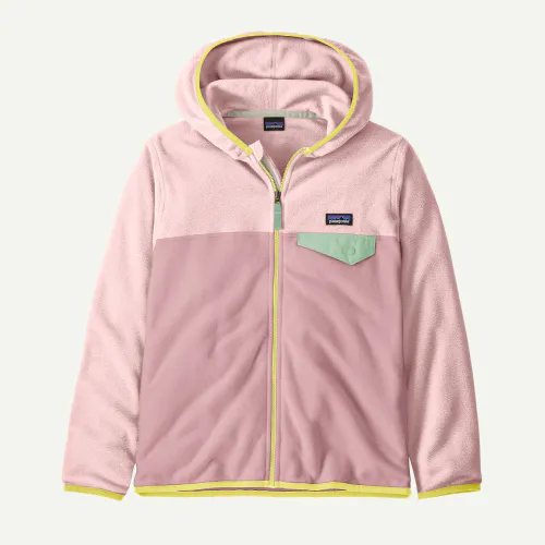 Patagonia Kids' Micro D™ Snap-T® Fleece Jacket, Quit Violet