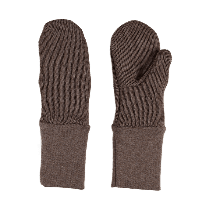 Hovedbilde Kivat ullvotter - sjokoladebrun