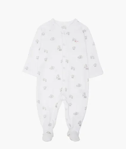 LIVLY Counting Sheep Footie heldress til baby - pink
