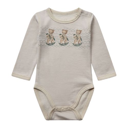 Hust & Claire Baloo Teddy ull/bambus body - french oak