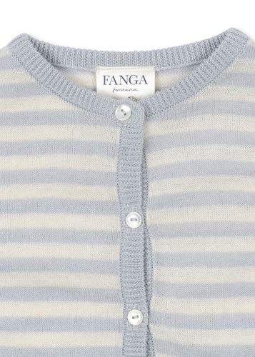 Fanga Fontana Venti Strikkejakke til baby - gray dawn