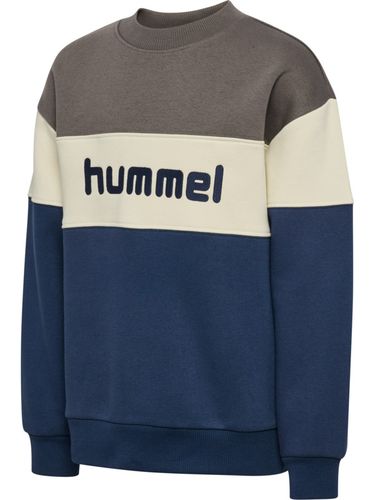 Hummel Jr Loose block genser - dark gull gray