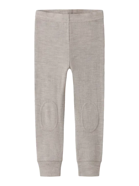 Hovedbilde Name It Wax ribbet ull leggings til barn - ...