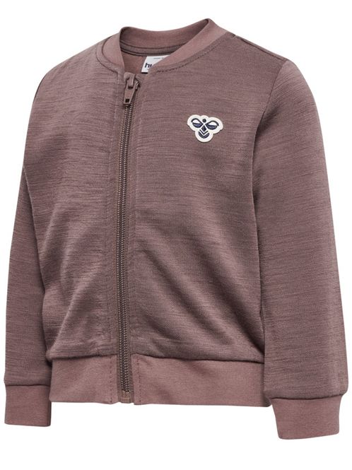 Hovedbilde Hummel Bee Mini ull/bomull zip jakke - twilight ...