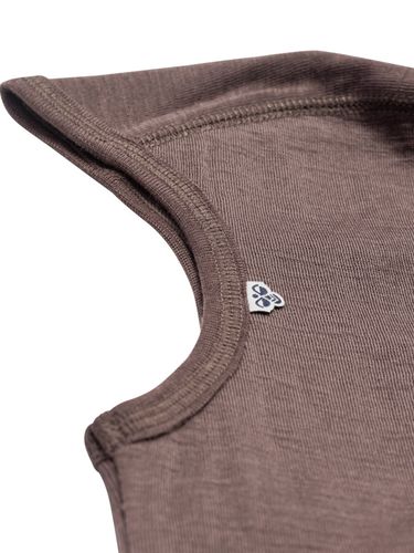 Hummel Mini ull ribb balaclava - twilight mauve