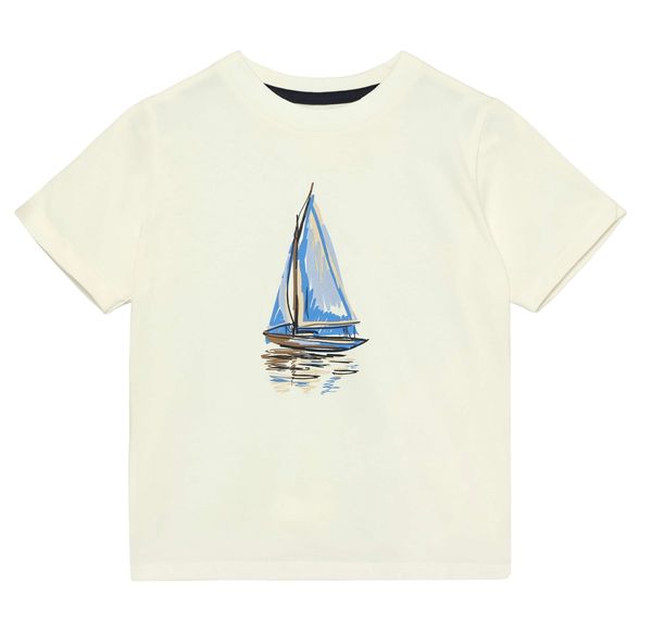 Hovedbilde En Fant Seilbåt T-skjorte til barn - egret