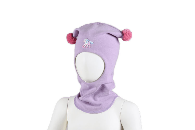 Kivat balaclava Enhjørning m/dusker multi - syrin