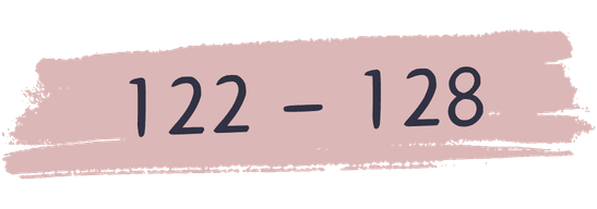 størrelse 122 til 128