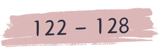 størrelse 122 til 128