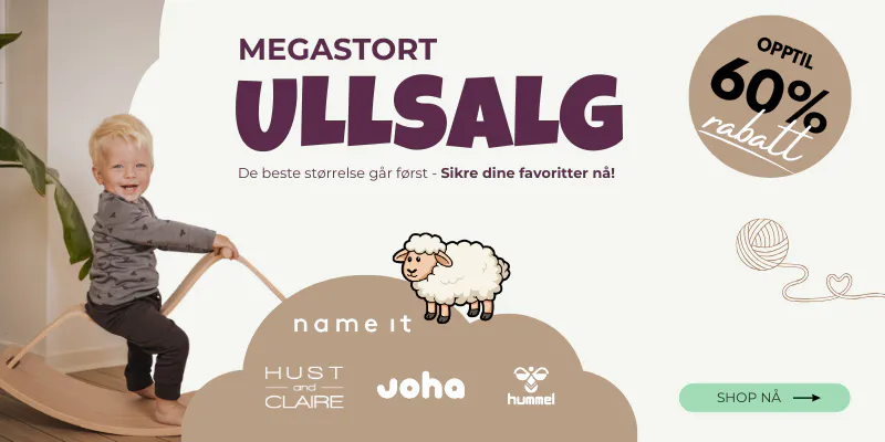 Megastort ullsalg | Opptil -60% rabatt