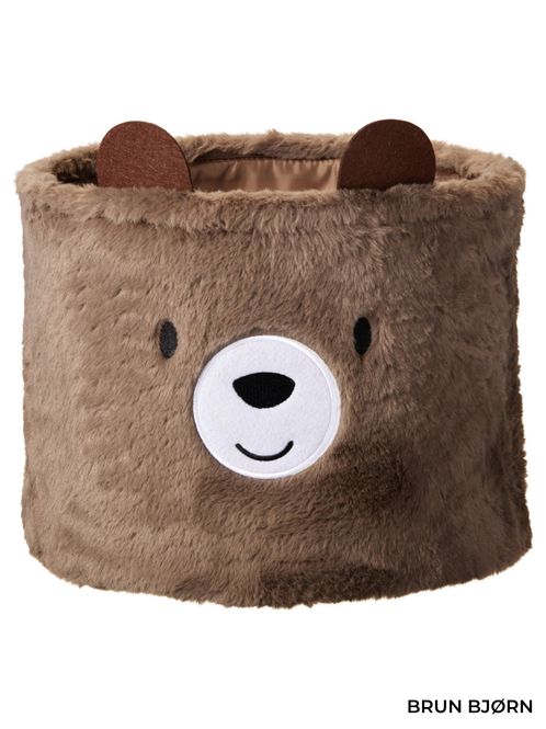 Hovedbilde Oppbevaringskurv barn - teddy med dyremotiv ...