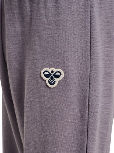 Hummel Bee Mini ull/bomull bukse - gray ridge lilla