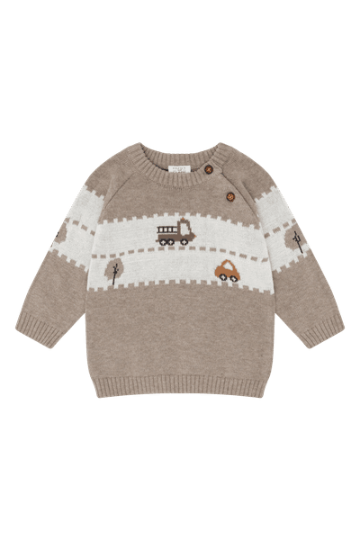 Hovedbilde Hust & Claire Pilou strikket genser til barn - ...