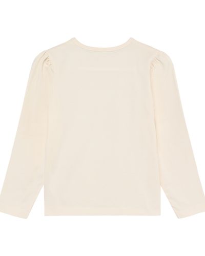 Minymo Genser med paljetter til barn - white swan