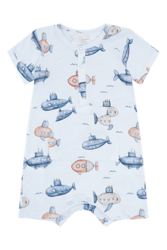 Hust & Claire Milu Submarine bambus sommerdrakt - water