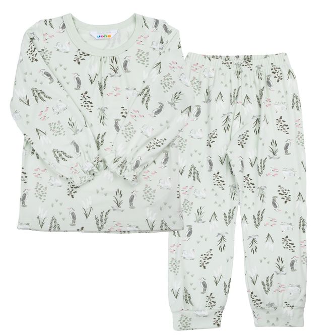 Hovedbilde Joha White Swan bambus pysjamas sett til jente - ...