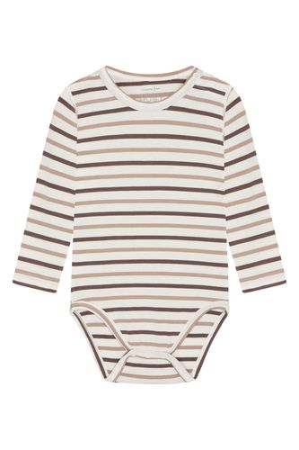 Hust & Claire Buller Stripe bambus body - warm sand