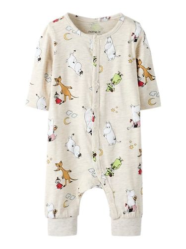 Name It Selper Moomin pysjamas heldress til baby - peyote