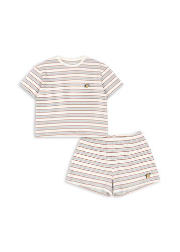 Konges Sløjd Famo shortssett til barn - pearl stripe