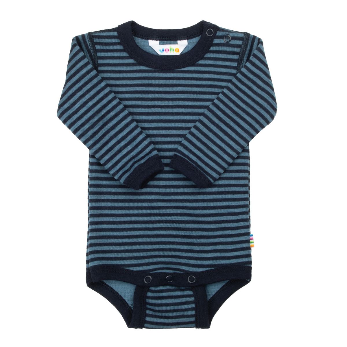 Joha Mini stripe ull body - navy