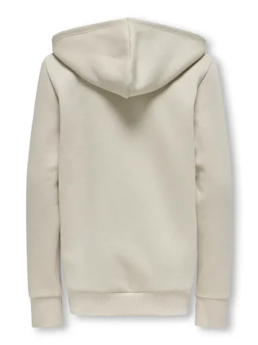 Only & Sons junior Ceres Zip Hoodie til junior - silver lining