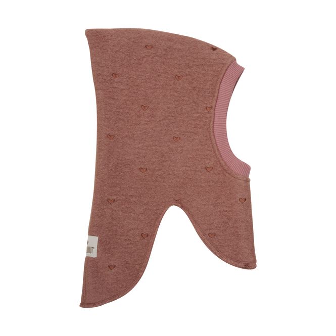 Hovedbilde HUTTELiHUT Brodert ull balaclava - burlwood