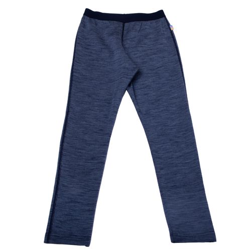 Joha Doubleface melange ull leggings - mørkeblå