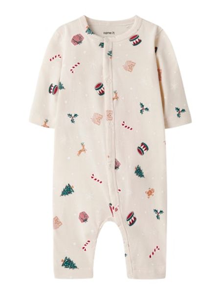 Hovedbilde Name It Julepysj til baby - whitecap grey