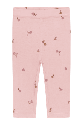 Hust & Claire Ludo bambus pointelle leggings - dusty rose
