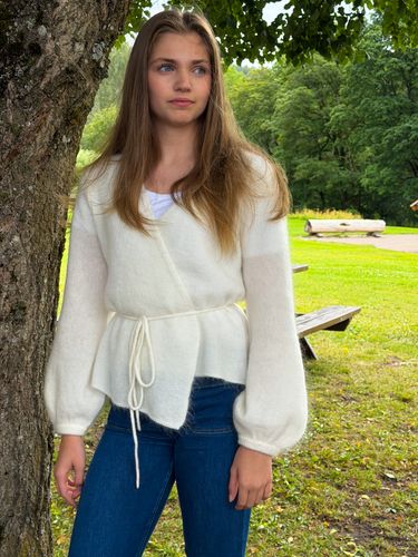 Vilje & Ve Ninni ull cardigan - off white
