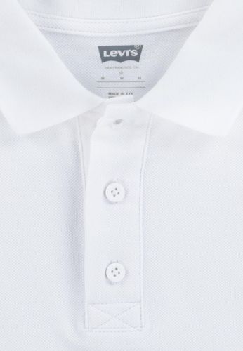 Levis kortermet pique - white