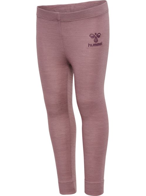 Hovedbilde Hummel Wolly ull/bambus leggings - twilight mauve