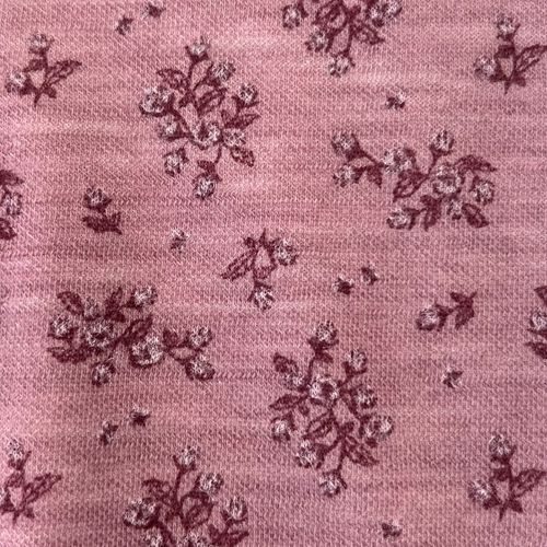 Blinke Rose ull/bambus heldress - floral pink