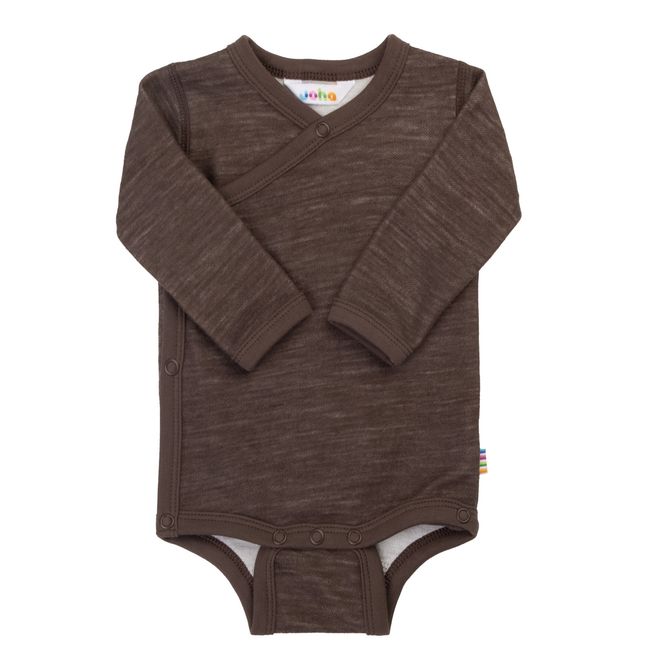 Hovedbilde Joha Solid ull/bambus omslagsbody - brun
