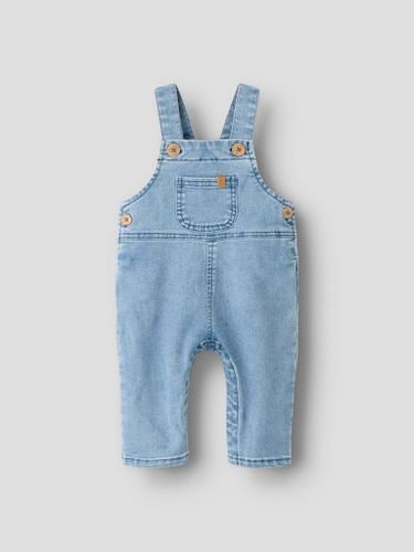 Lil'Atelier Deva snekkerbukse til baby - medium blue denim