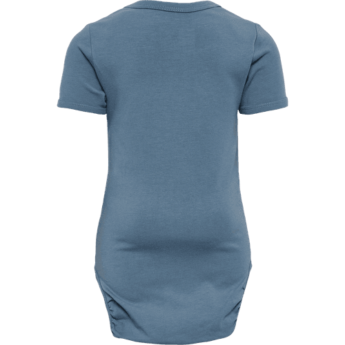 Hummel Mads kortermet body til baby - blue mirage