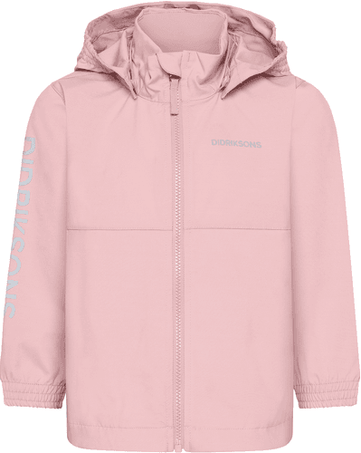 Didriksons Hallon Vindtett jakke til barn - soft pink