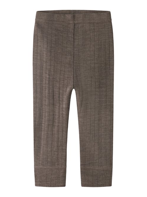 Hovedbilde Name It Wang ull leggings til baby - morel