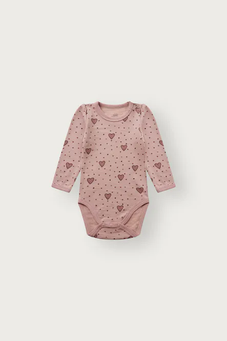 Hovedbilde Hust & Claire Baloo Hearts Puff ull/bambus body - ...