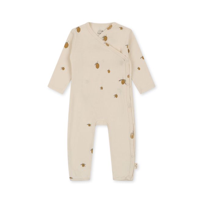 Hovedbilde Konges Sløjd newborn heldress til baby - lemon