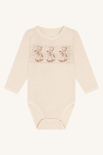 Hust & Claire Baloo Teddy ull/bambus body - off white