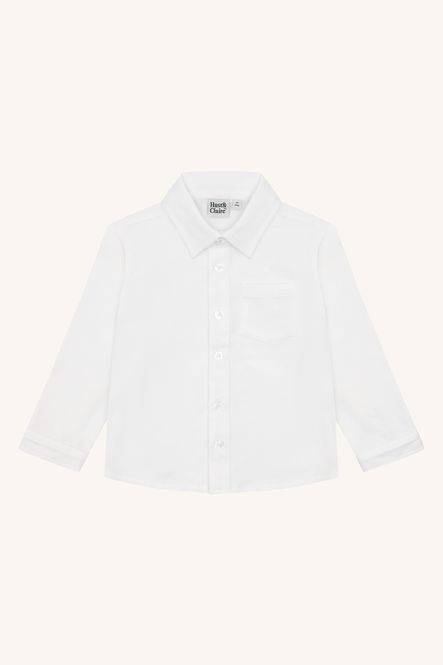 Hovedbilde Hust & Claire Ravn Solid skjorte - white