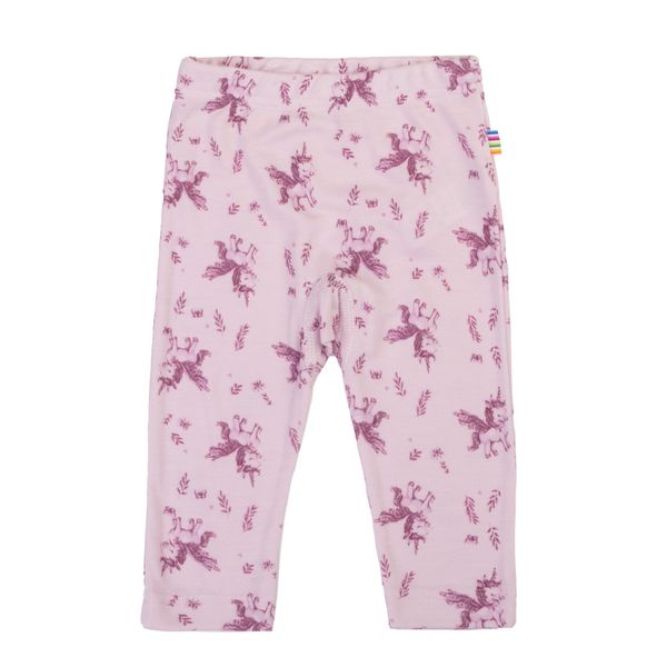 Hovedbilde Joha Unicorn bambus leggings til barn - rosa 
