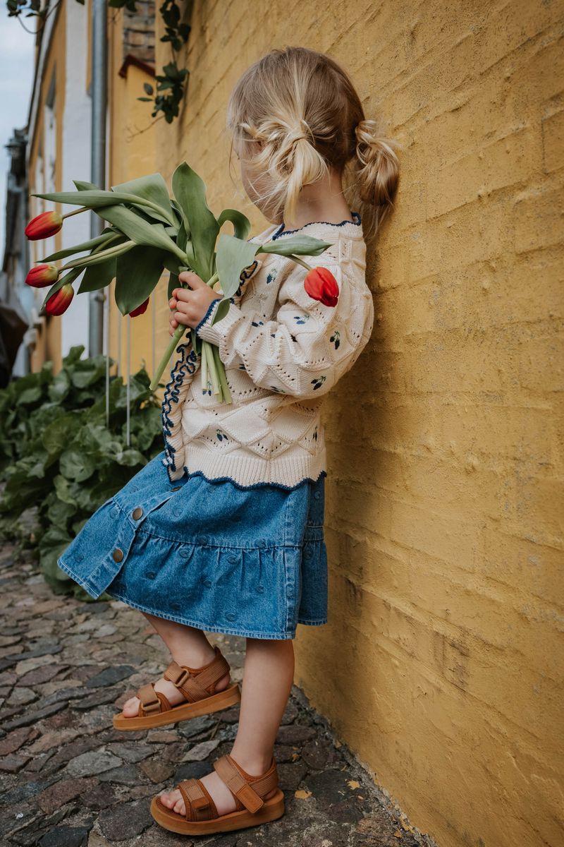 Fliink Donna Denim skjørt til barn - light denim blue