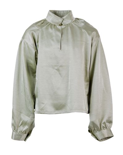 Salto Lise Festdrakt bluse - salvie