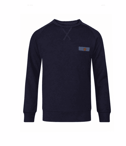 Vilje & Ve Magne ull/bambus genser til barn - midnight navy