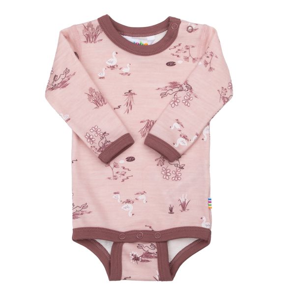 Hovedbilde Joha Goose ull/bambus body - rosa