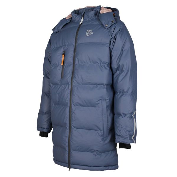 Hovedbilde Kattnakken Bobleregnjakke lang Sludd - slåtterøy