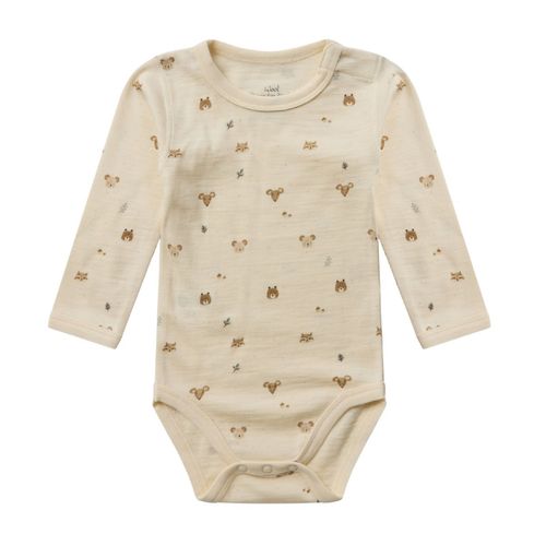 Hust & Claire Baloo Forest ull/bambus body - off white
