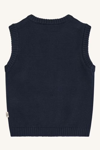 Hust & Claire Perry Reindeer vest - more navy